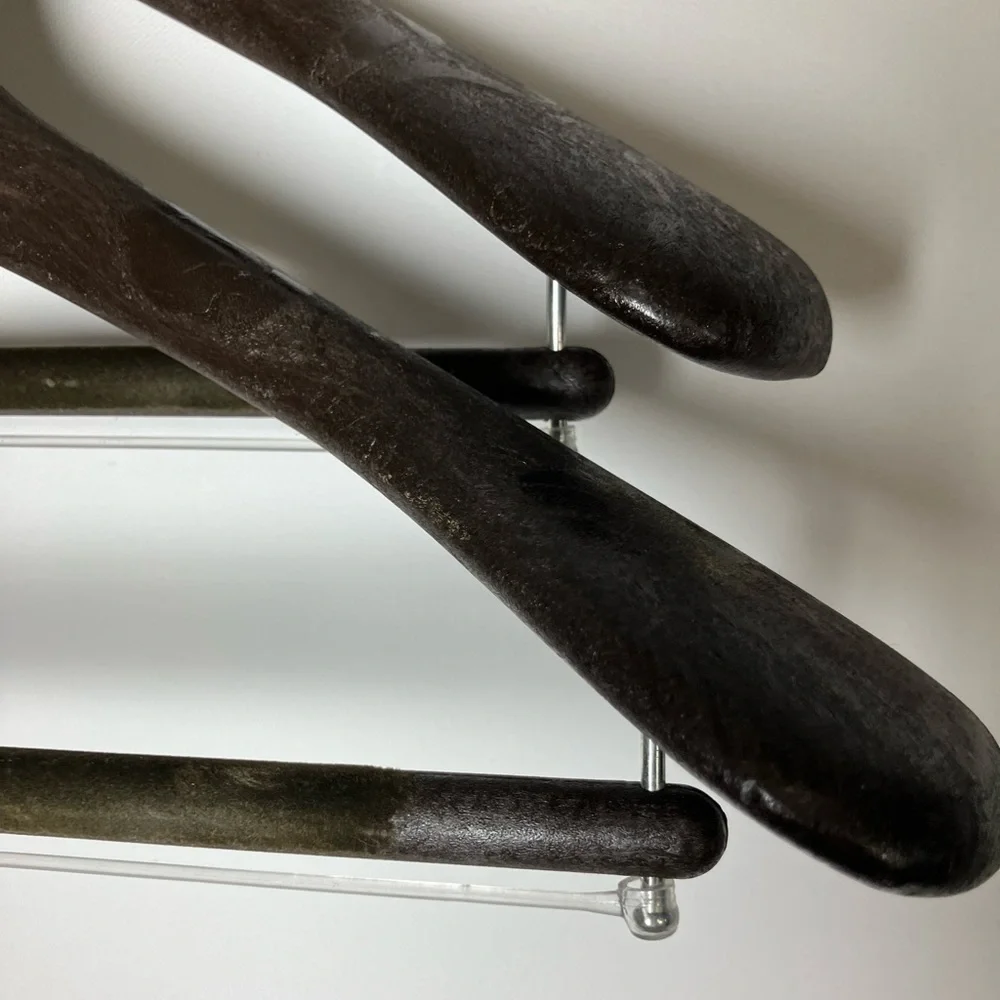 ERMENEGILDO ZEGNA Set of TWO Designer Boutique Composite Heavy Suit Hangers - Picture 7 of 13